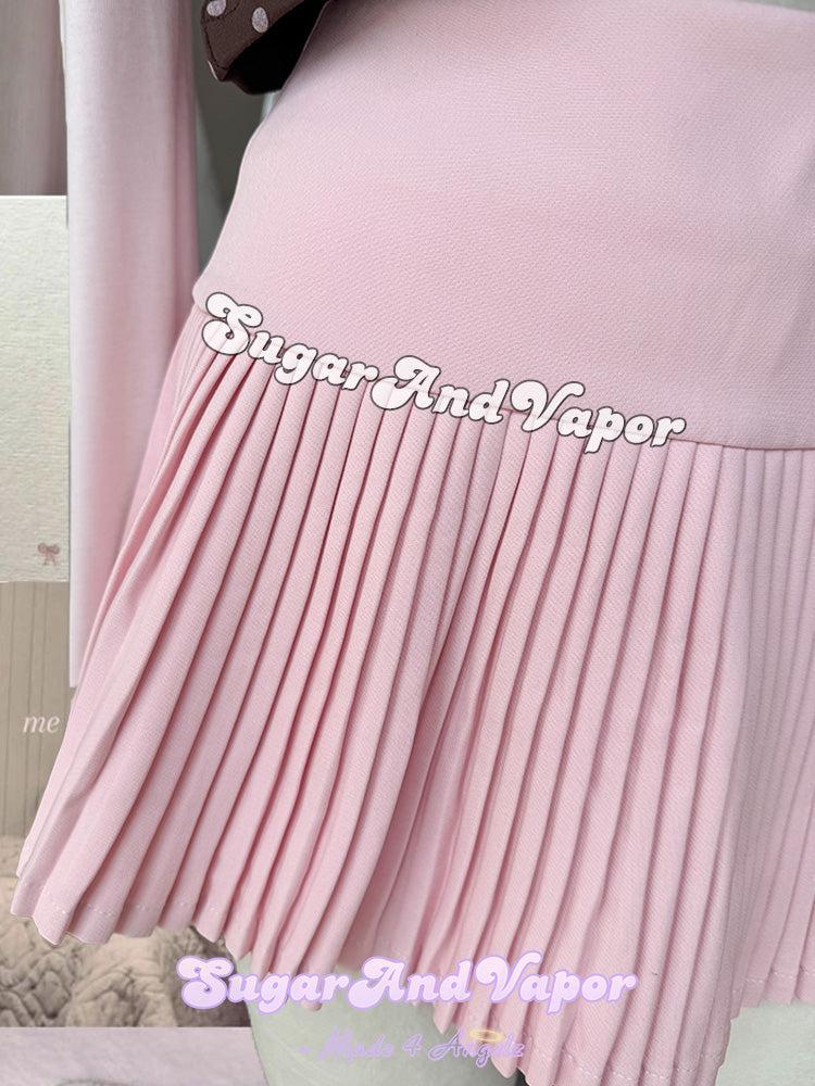 Lyra Girly Balletcore Pleated Tennis Skort