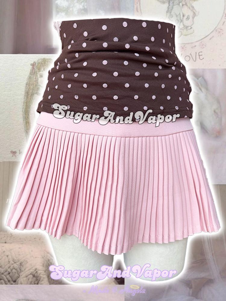 Lyra Girly Balletcore Pleated Tennis Skort