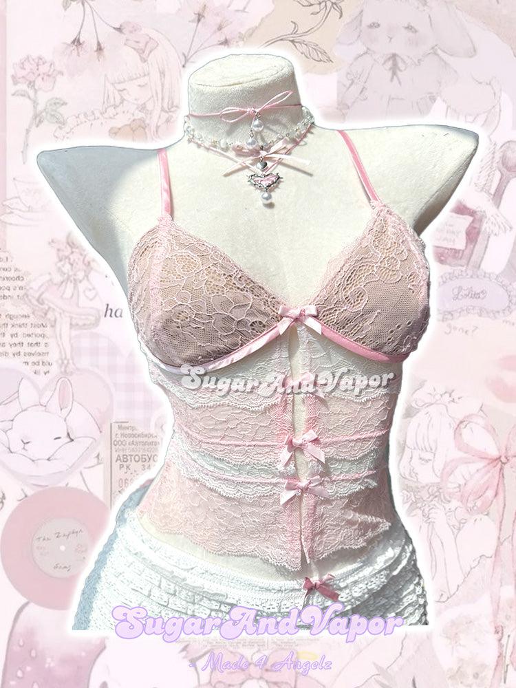 Adelaide Sexy Lace Backless Halter Top-TOPS-SugarAndVapor