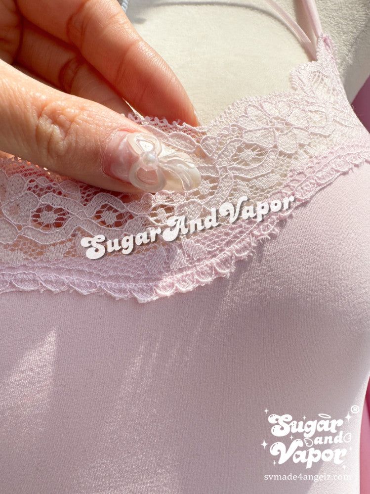 AngelSkin™ Cloud Soft Lace Romper-Romper-SugarAndVapor