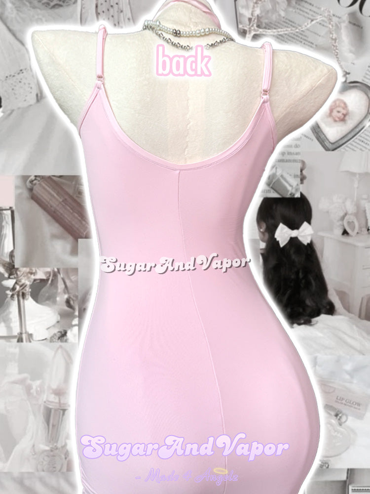 AngelSkin™ Cloud Soft Bodycon Slip Dress-DRESSES-SugarAndVapor