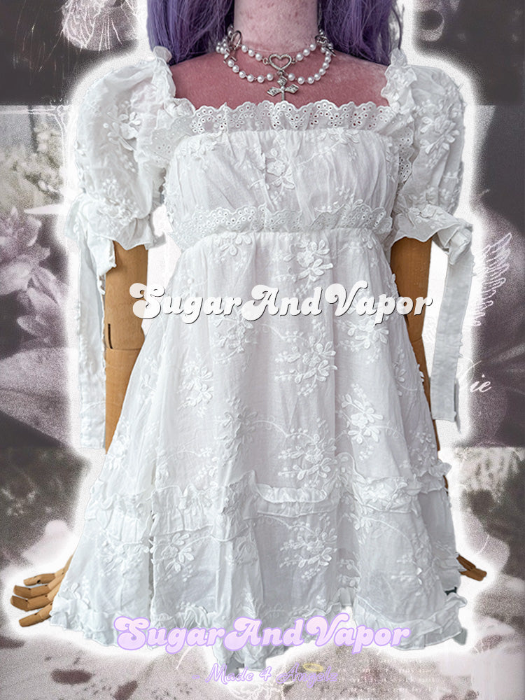 Annelise Heavenly Embroidered Baby Doll Dress