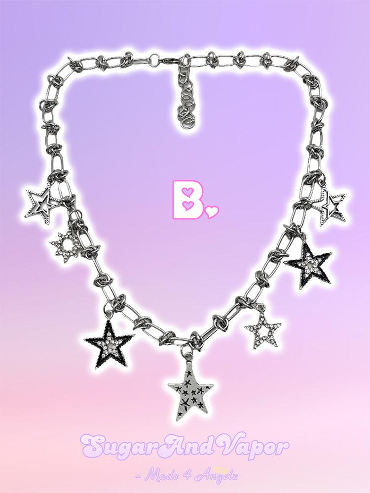 Azura Star Saturn Choker Necklaces-NECKLACES-SugarAndVapor