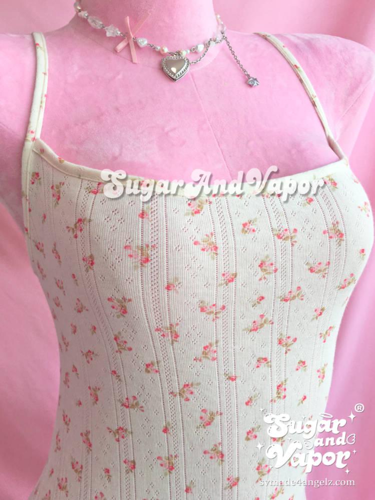 Clara Coquette Floral Romper-Pants-SugarAndVapor
