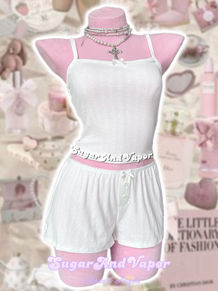 Clarise Soft Home Casual 2 Pieces Loungewear Set-TOPS-SugarAndVapor
