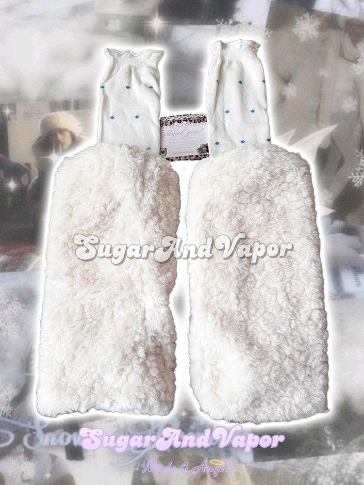 Cute Animal Mood Plush Furry Leg Warmers-SOCKS&TIGHTS-SugarAndVapor