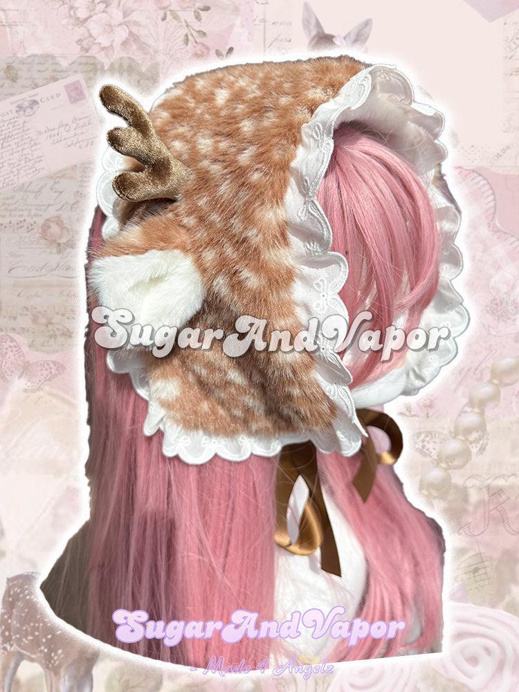 Fawn Dream Furry Bambi Winter Warm Cuties Collection-Leg Warmer-SugarAndVapor