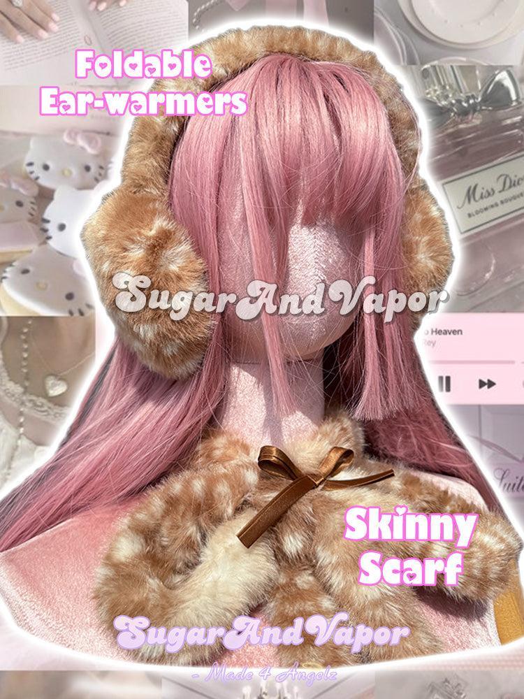 Fawn Dream Furry Lolita Headdress & Hat-Leg Warmer-SugarAndVapor