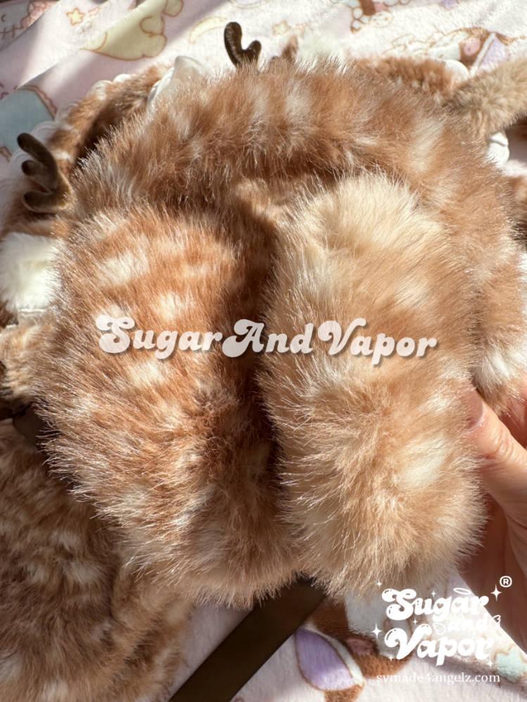 Fawn Dream Furry Lolita Headdress & Hat-Leg Warmer-SugarAndVapor