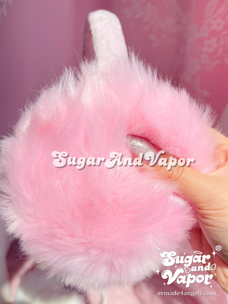 Leia Cute Furry Warm Earmuffs-Hats-SugarAndVapor