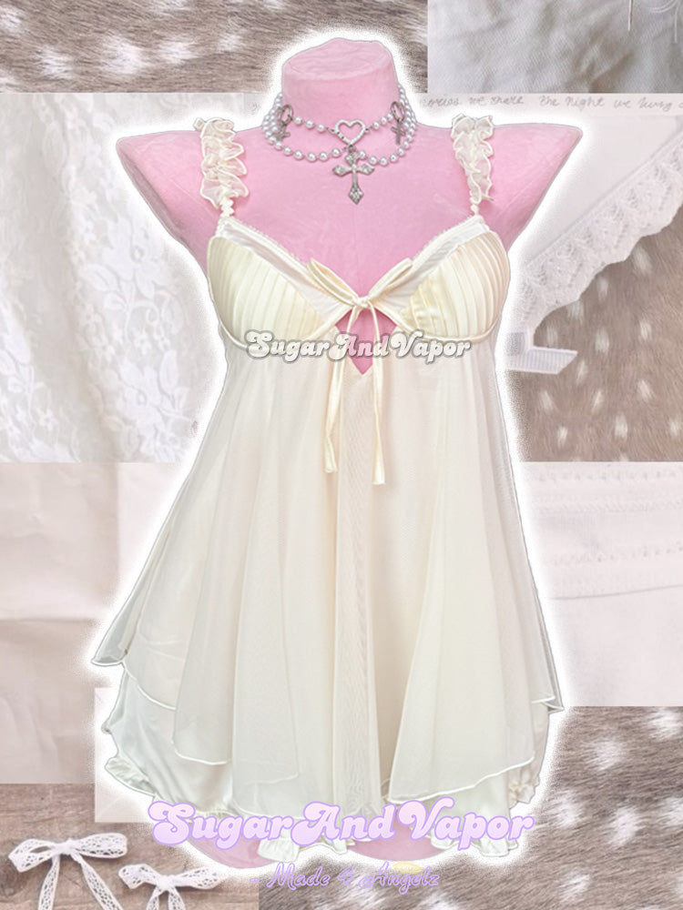 Lilienne Black Fairy Babydoll Dress-DRESSES-SugarAndVapor