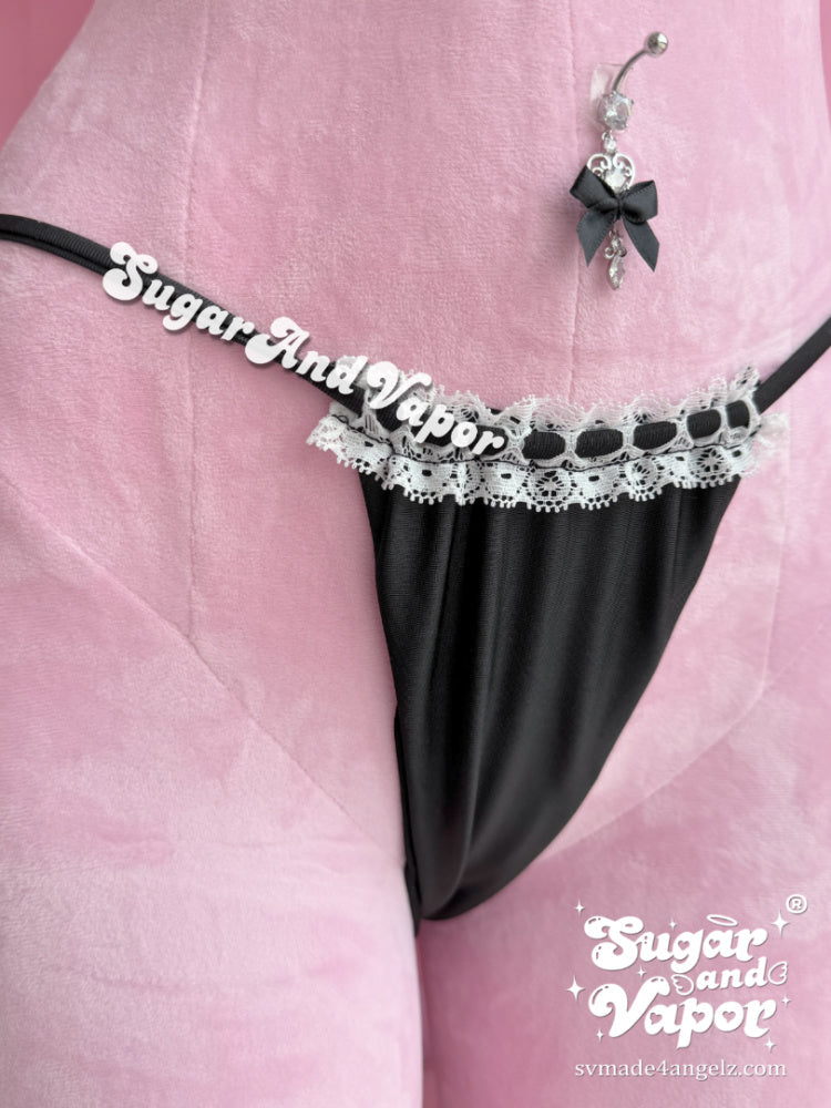 Lilura Dark Doll Lace Deco Sexy Bikini Set-Swimsuits-SugarAndVapor