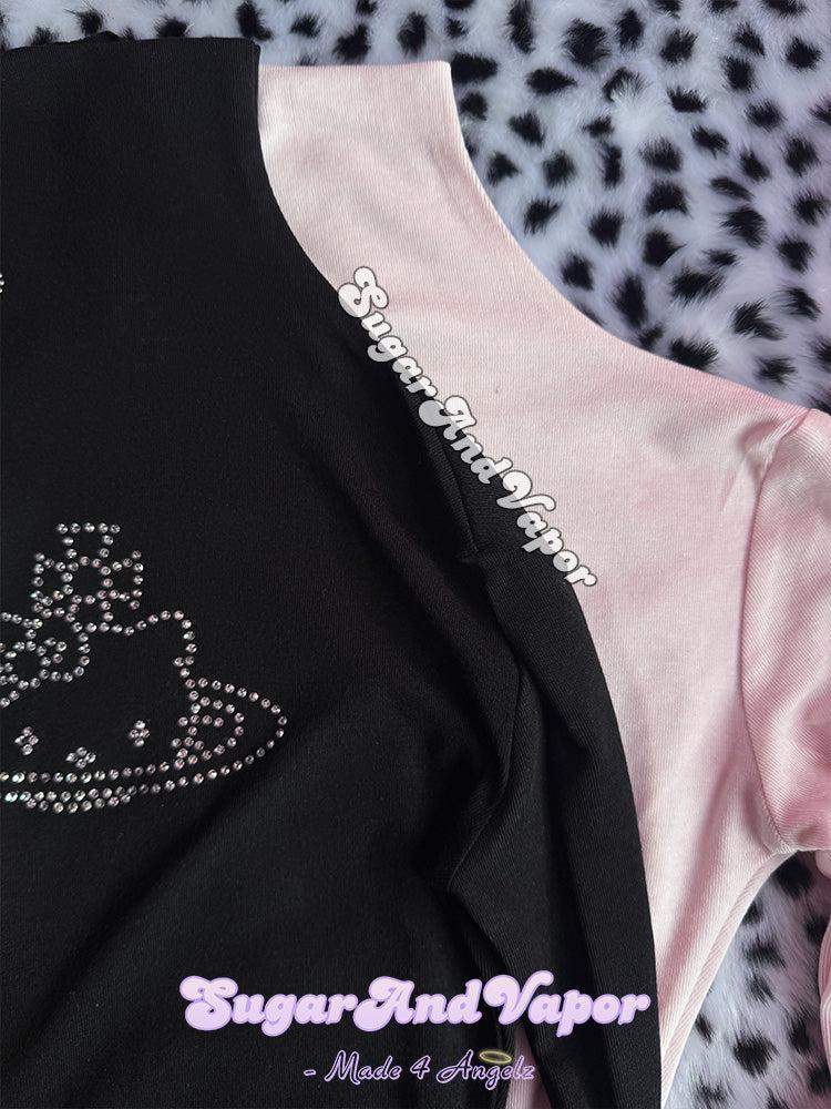 Mimi TENCEL™ Bling Deco Basic Turtleneck Top-TOPS-SugarAndVapor