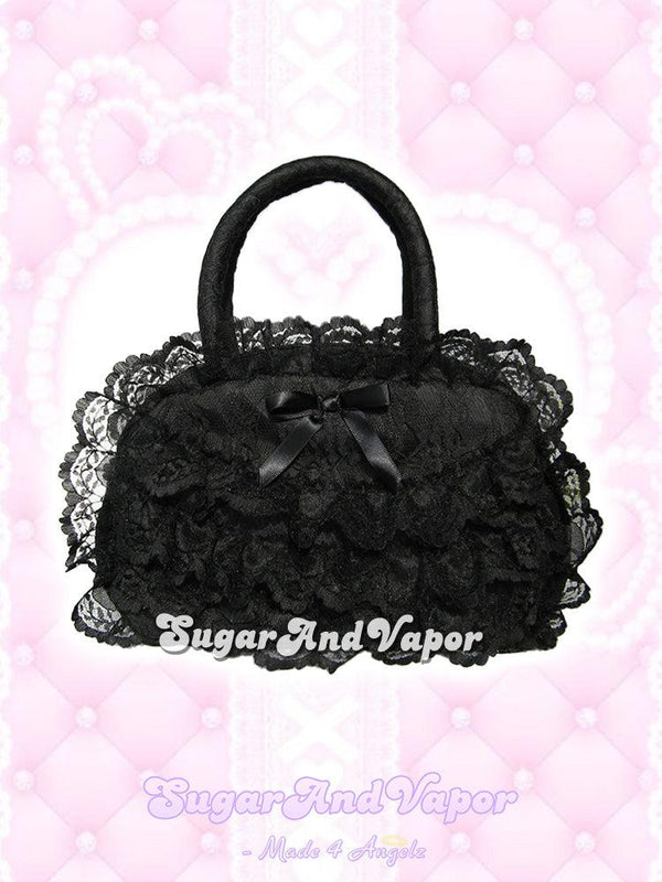 Octavia Dark Goth Lolita Handbag-BAGS-SugarAndVapor