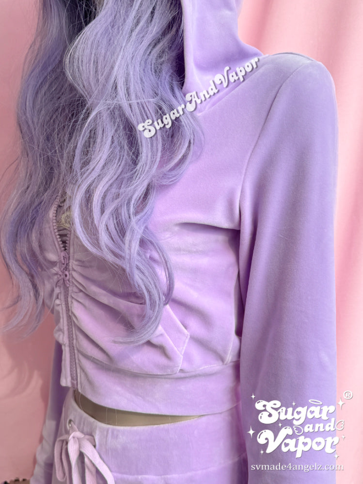 Tiana Luxe Velour 2 Pieces Pants Tracksuit Set-TOPS-SugarAndVapor