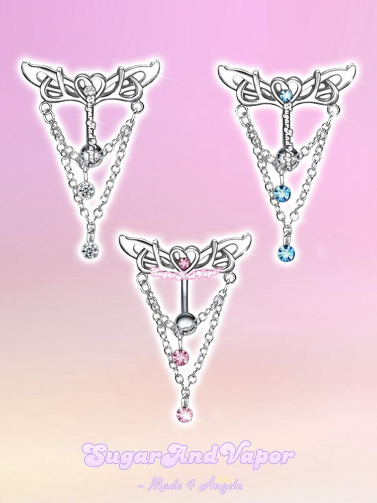 Amity Chains Top Mount Belly Ring-Belly Ring-SugarAndVapor