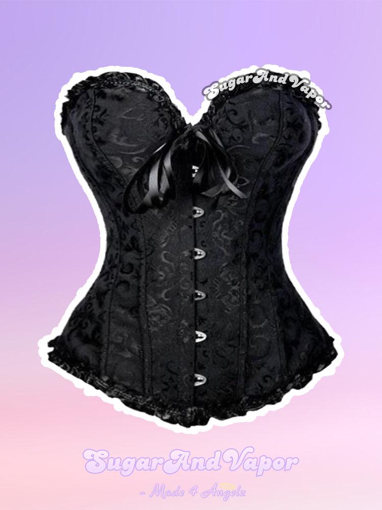 Avery Vampire Princess Corset Top-Lingeries-SugarAndVapor