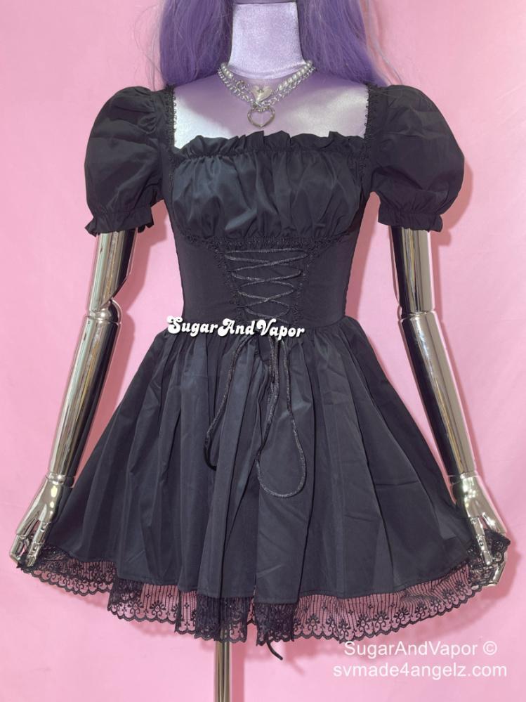 Avina Lolita Lace-up Princess Dress-DRESSES-SugarAndVapor