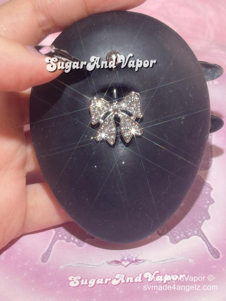 Bling Cute Bownots Belly Ring-Belly Ring-SugarAndVapor