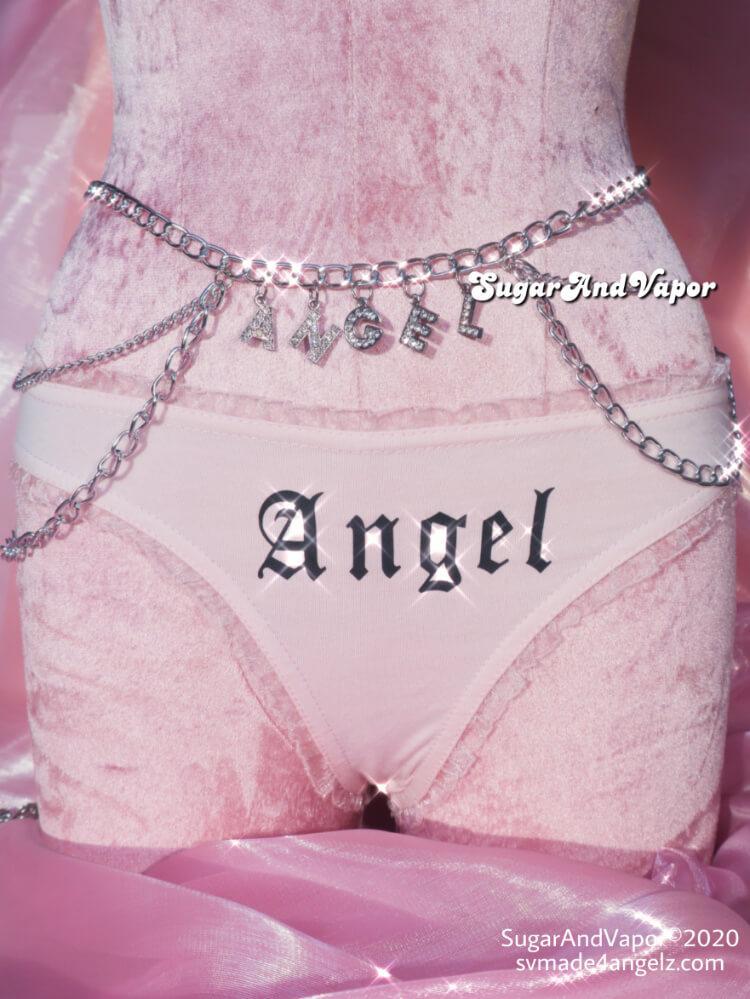 DIVA Custom Bling Words Layers Belly Chain-Belly Chains-SugarAndVapor