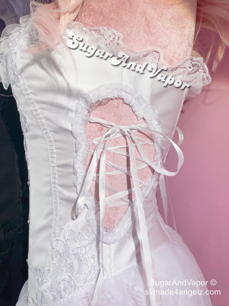 Elvira Princess Layered Corset Top-TOPS-SugarAndVapor