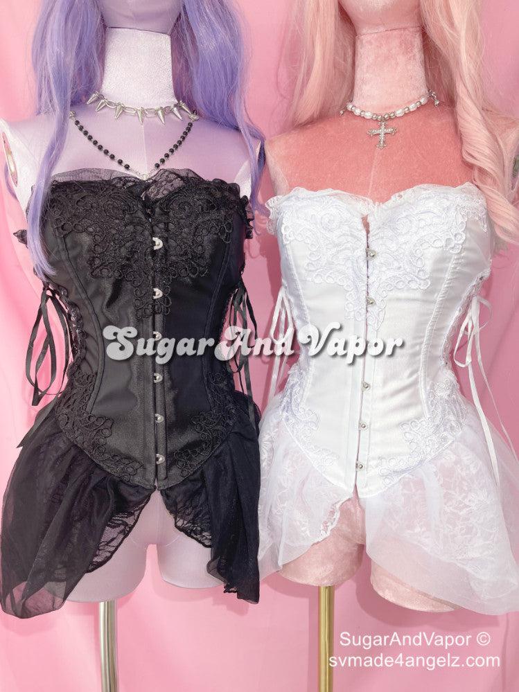 Elvira Princess Layered Corset Top-TOPS-SugarAndVapor