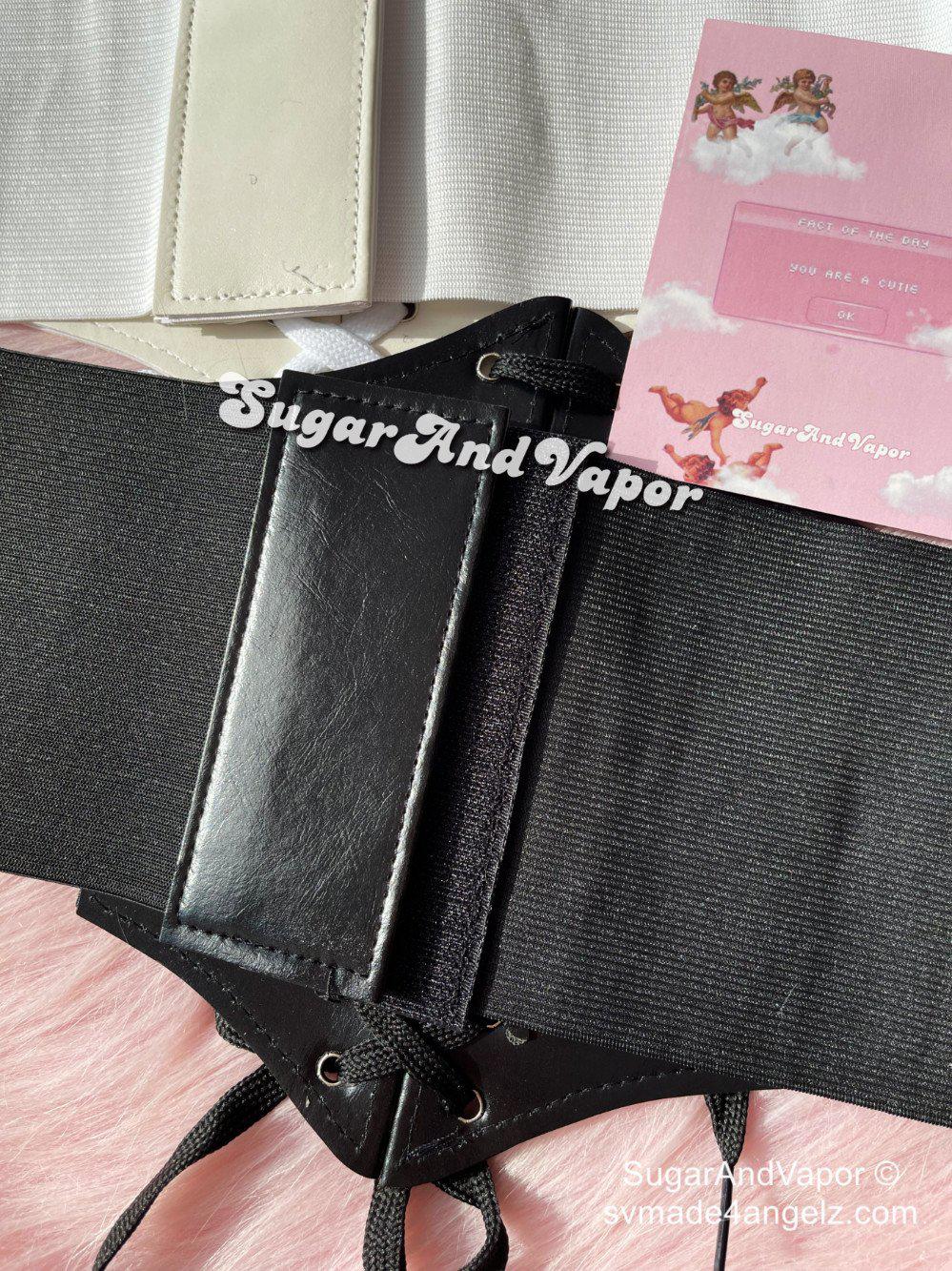 Evira PU Leather Corset Belt-BELTS-SugarAndVapor