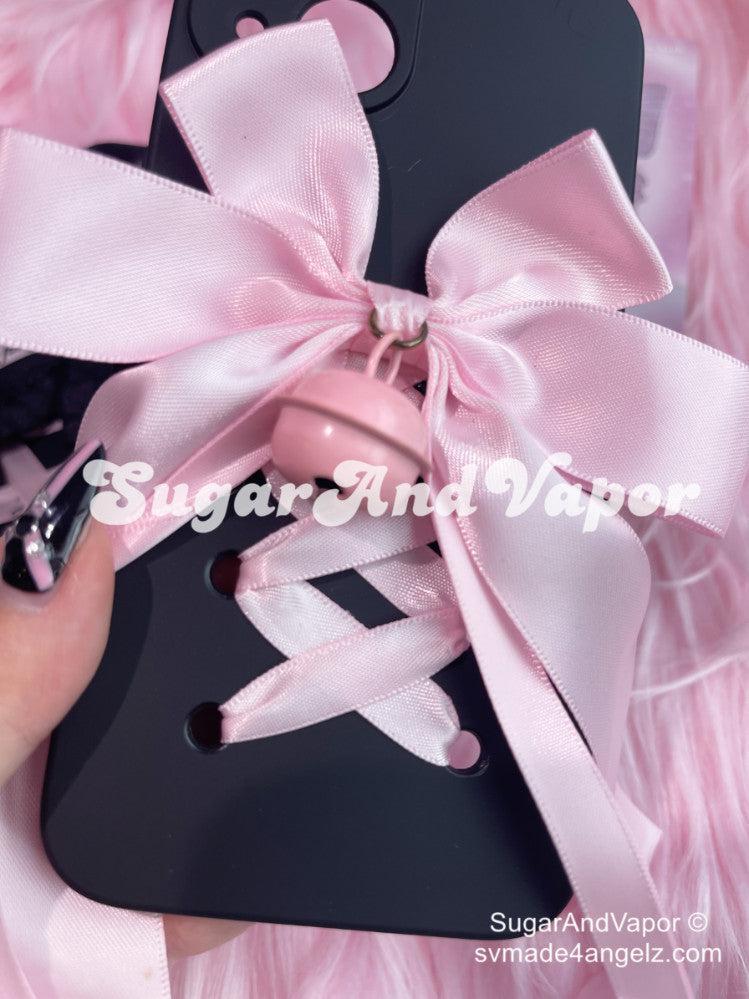 Handmade Ribbon Lace-up BlackPink iPhone Case-Phone Case-SugarAndVapor