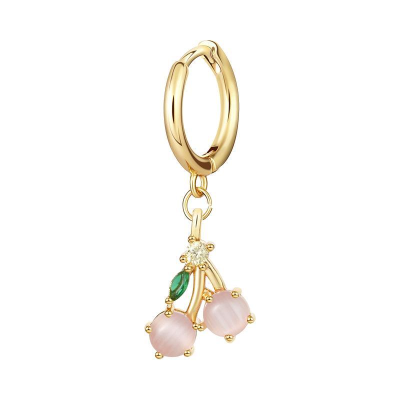 KATY Fruits Vibes Bling Charms Huggie Earring-EARRINGS-SugarAndVapor
