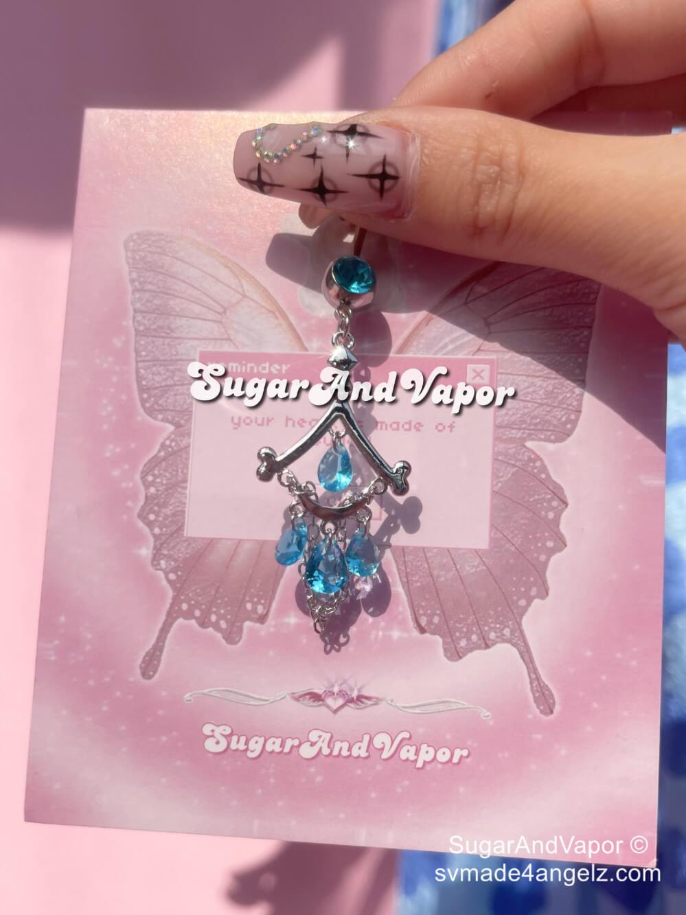 Y2K Bling Tassels Belly Ring-Belly Ring-SugarAndVapor