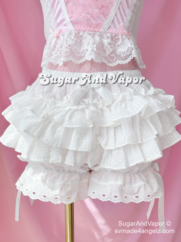 ANNA Lolita Flared Lace Mini Skirt (Skort)-Skirts-SugarAndVapor