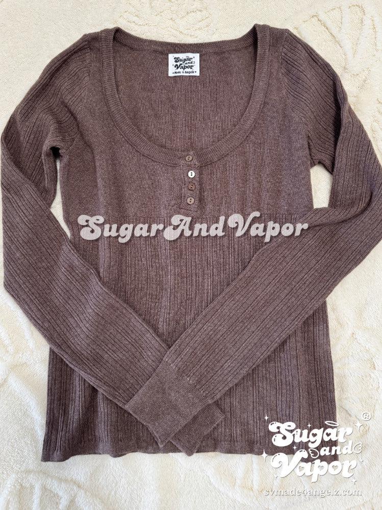 Adeline Hazel Vintage Doll Knit Sweater-TOPS-SugarAndVapor