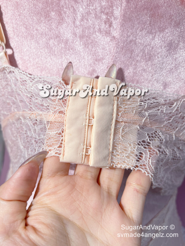 Akina Lace Patch Bodysuit Lingerie (Petite Size) – SugarAndVapor
