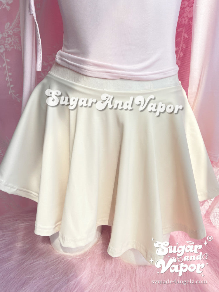 Allegra Ballet Girl Flared Mini Skirt-Skirts-SugarAndVapor