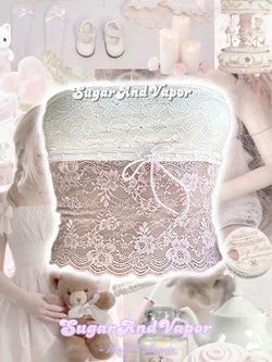 Briar Rose Lace Tube Top-TOPS-SugarAndVapor