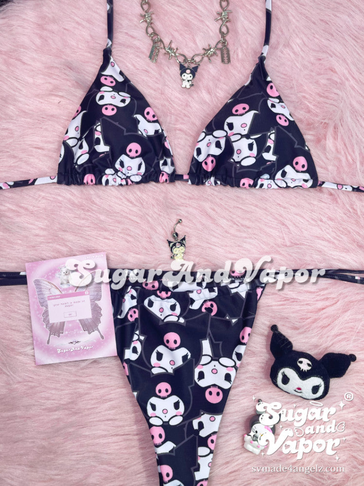 (Pre-order) Cute Sweet Devil Bikini-Swimsuits-SugarAndVapor