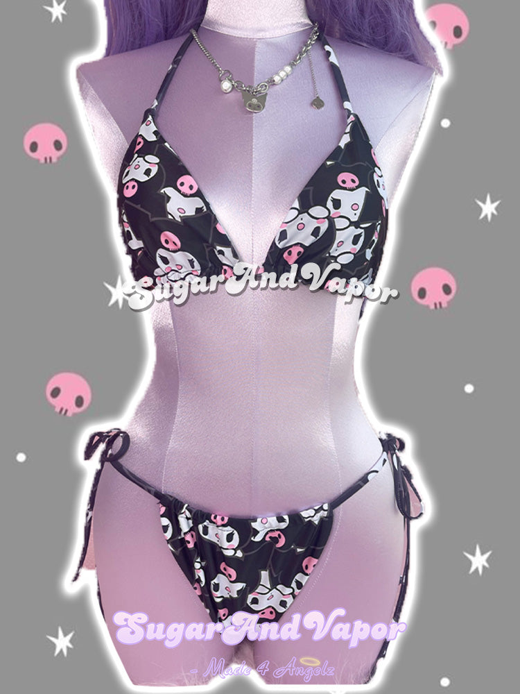 (Pre-order) Cute Sweet Devil Bikini-Swimsuits-SugarAndVapor