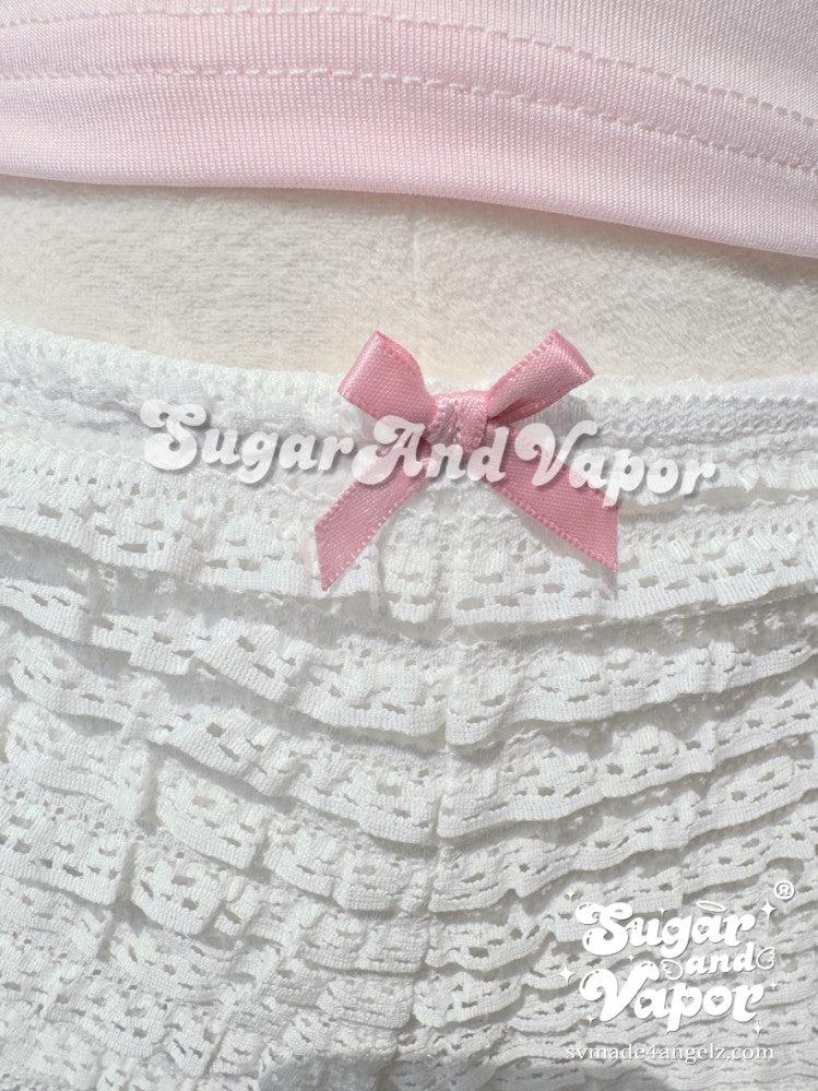 Donovan Girly Ruffled Shorts-Skirts-SugarAndVapor