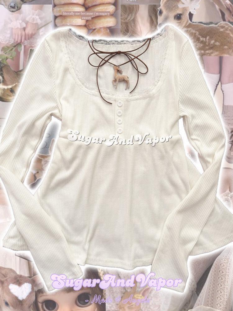 Elodie Coquette Square Neck Babydoll Top-TOPS-SugarAndVapor