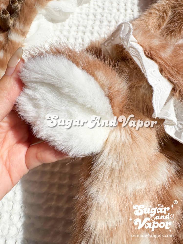 Fawn Dream Lace Furry Coquette Mini Bag-BAGS-SugarAndVapor