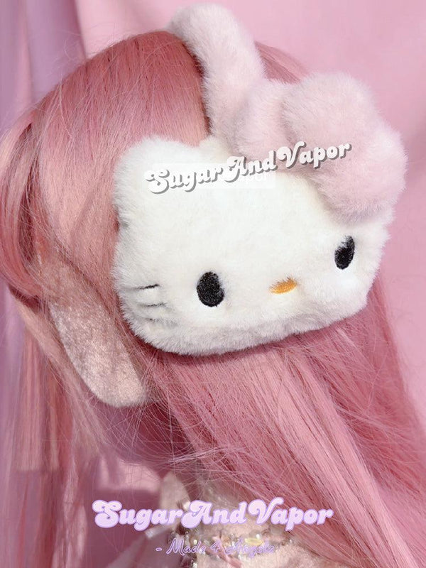 Kawaii Kitten Warm Earmuffs (Limited Edition)-Hats-SugarAndVapor