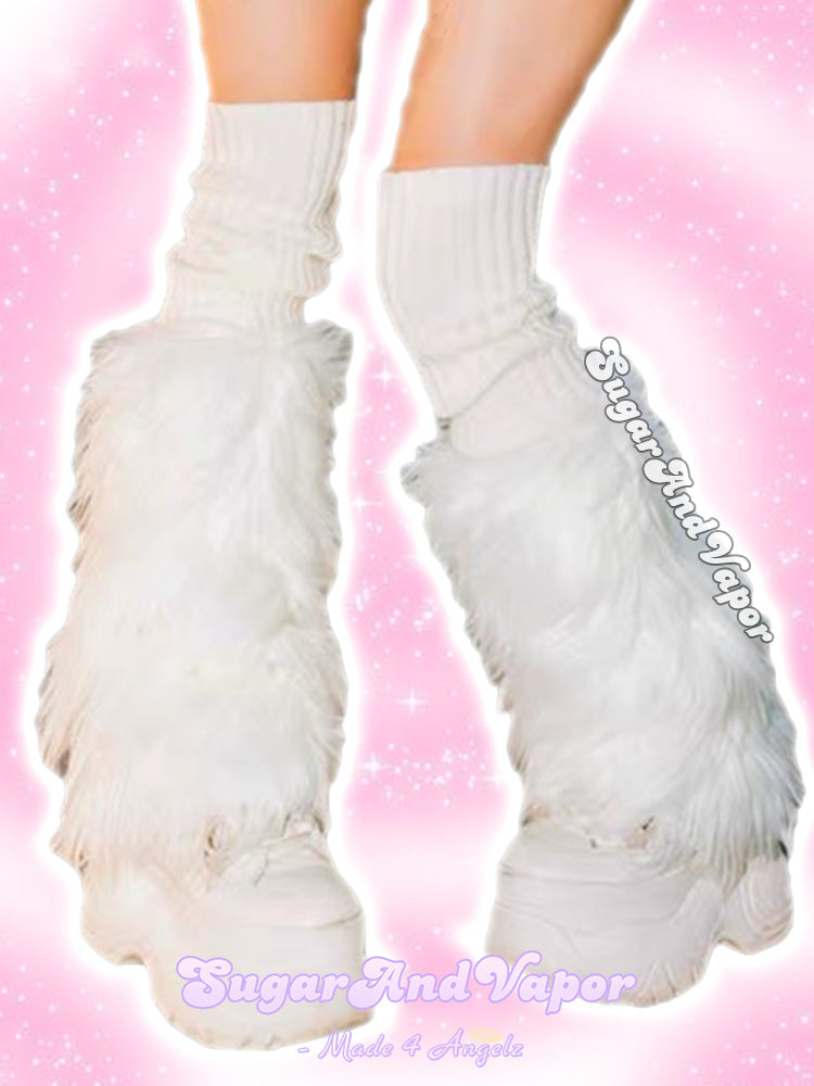 Kawaii Thigh High Knitted Leg Warmers-SOCKS & TIGHTS-SugarAndVapor