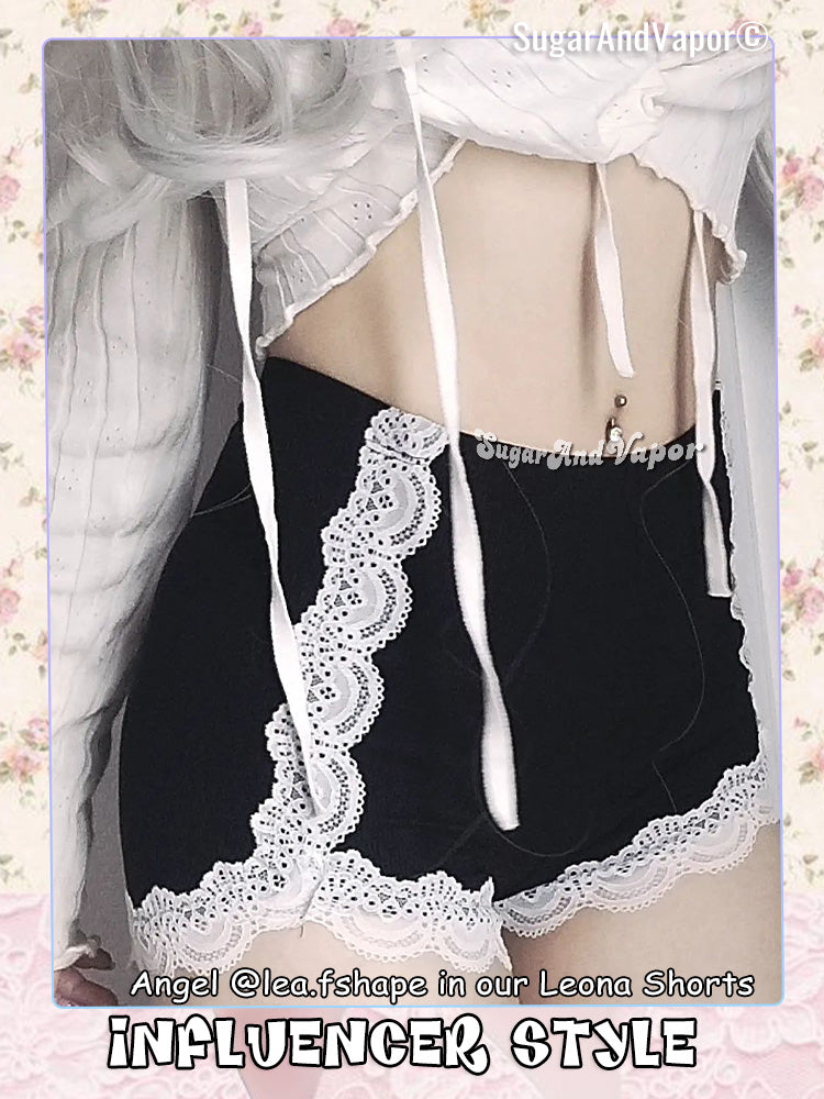 Leona Lace Under Dress Shorts-Skirts-SugarAndVapor