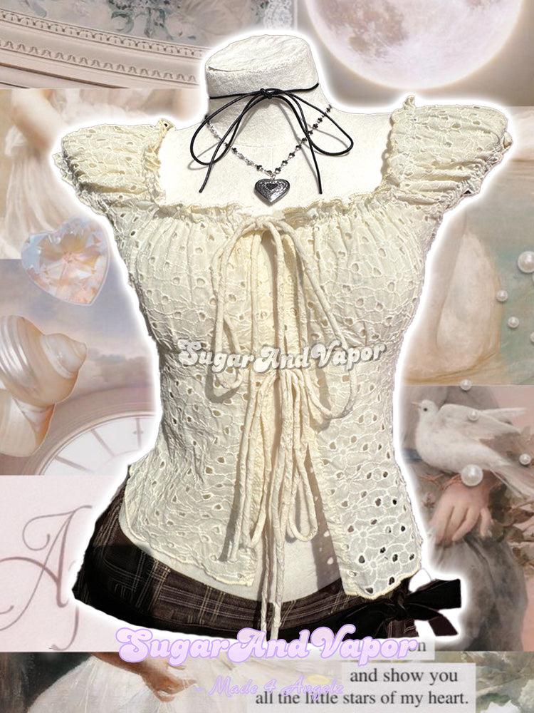 Moonlit Manor Ensemble Corset Vest Set-TOPS-SugarAndVapor