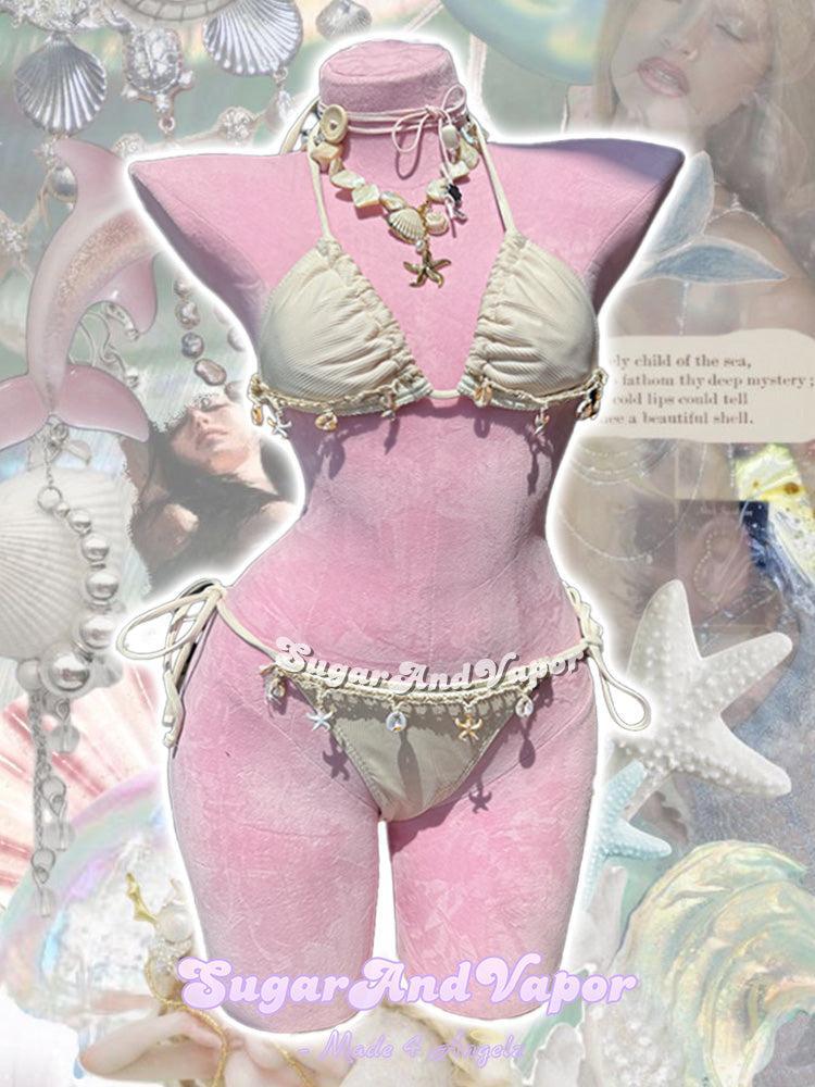 Nerina Ocean Fairy Tale Seashell Bikini Set-Skirts-SugarAndVapor