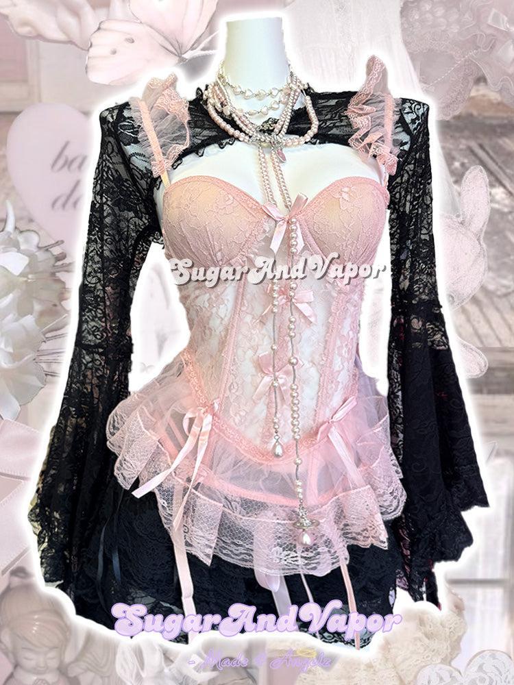 「S&V Angel’s Set」C.A. Cupid Inspired Outfit-TOPS-SugarAndVapor