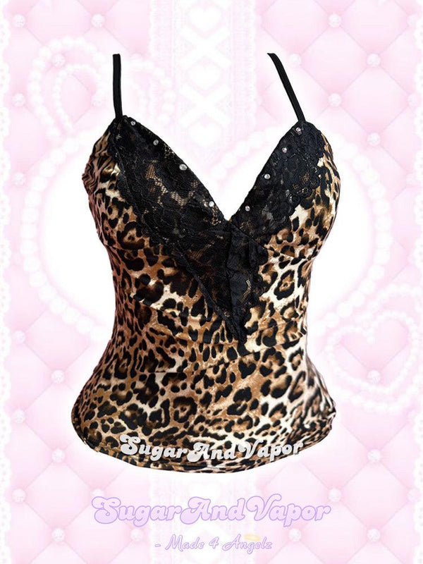 Vera Leopard Luxe Savage Cami Top-TOPS-SugarAndVapor