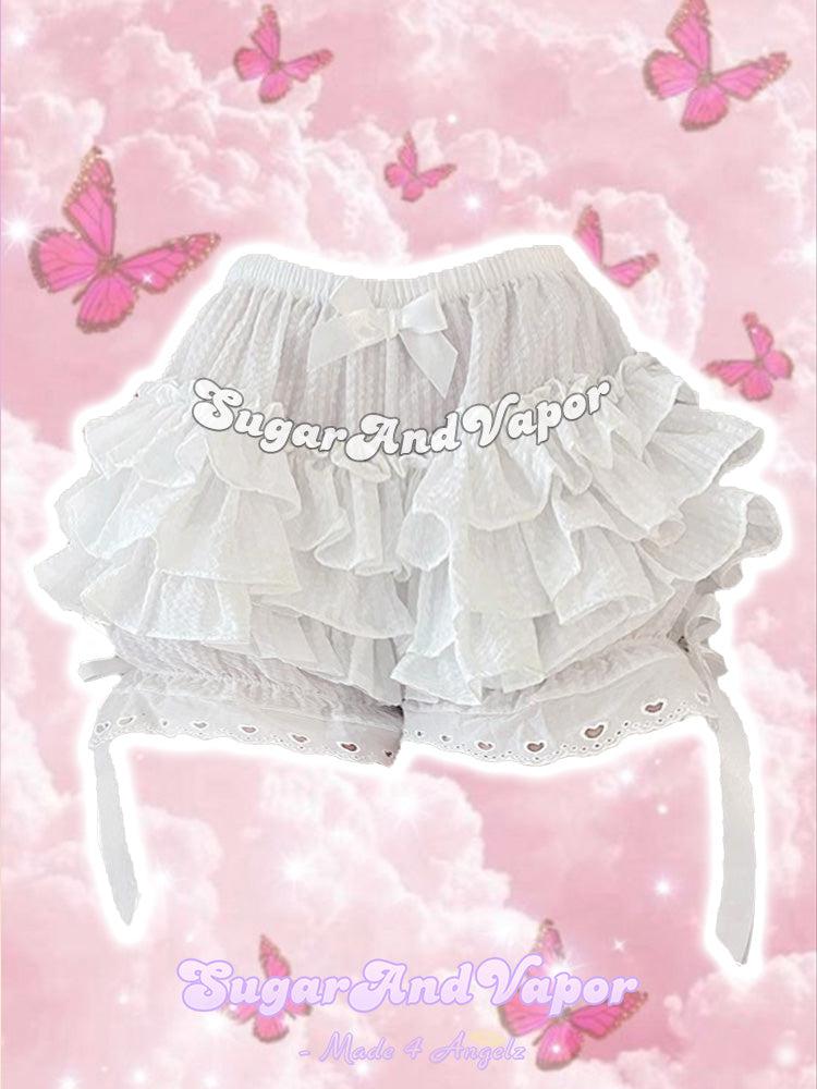 ANNA Lolita Flared Lace Mini Skirt (Skort)-Skirts-SugarAndVapor