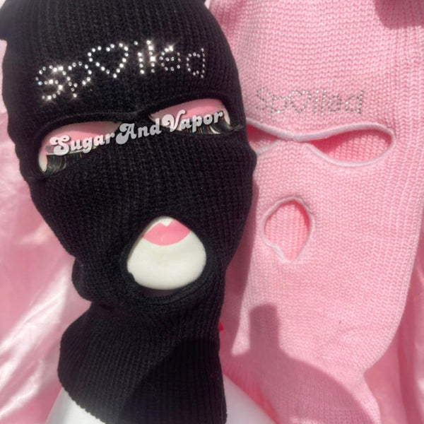 Hot Pink Velvet Ski Mask / You can see with the mask on! / Knit Mask / Kanye Mask / Balaclava / sold maison margiela mask