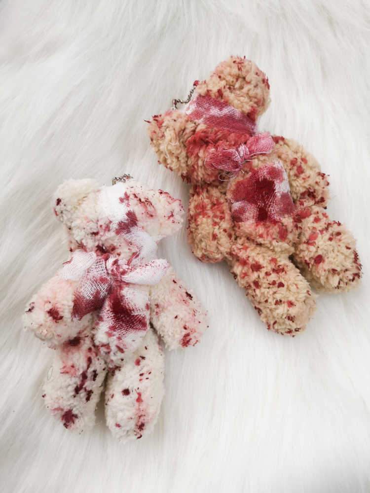 Bloody Wounds Mini Teddy Bear Key Chain-Gifts-SugarAndVapor